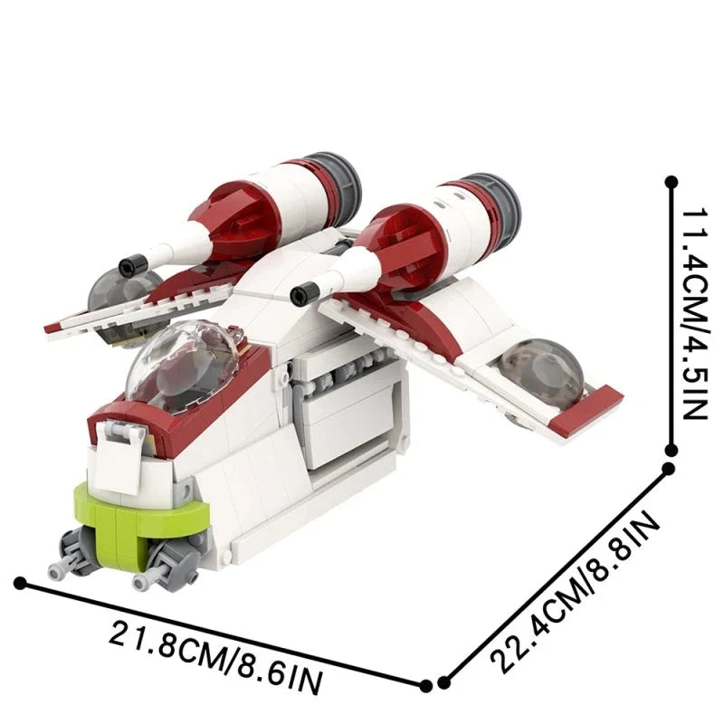 Republic Gunship Custom Star Wars MOC