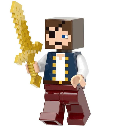 Pirate Custom Minecraft Player Minifigure