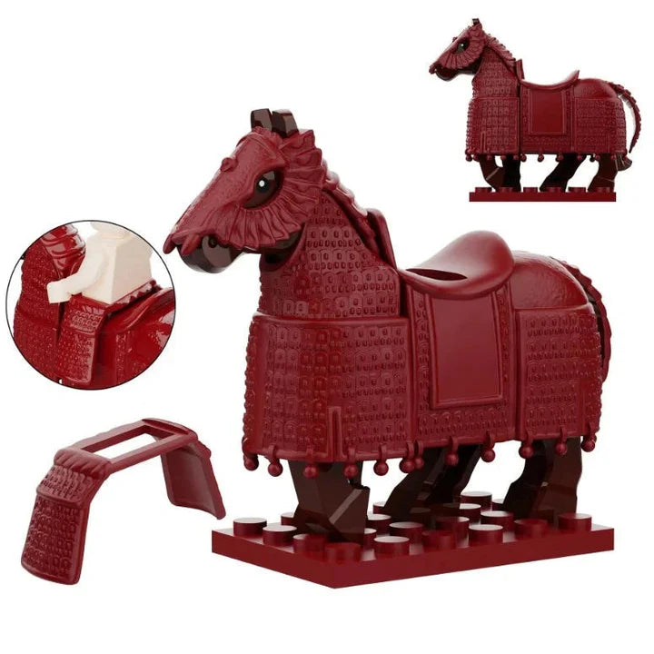 Medieval Tiefutu Armoured Warhorse Custom Minifigure