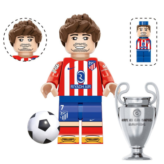 Antoine Griezmann (Atletico Madrid) Custom Football Player Minifigure