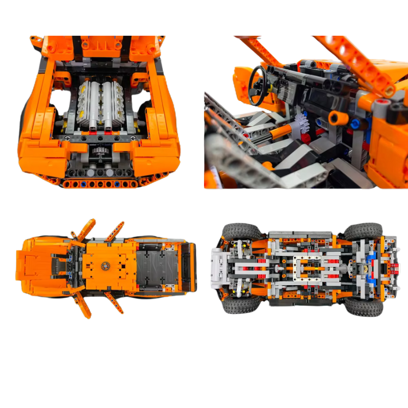 Ford Raptor F-150 Pickup Truck Building Set – 42126 Technic-Compatible Muscle Vehicle Model Set.