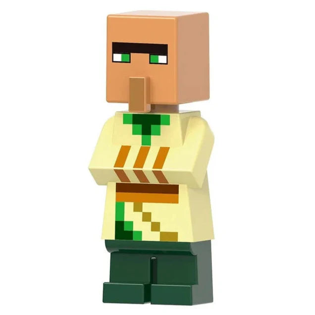 Villager Farmer Custom Minecraft Player Minifigure