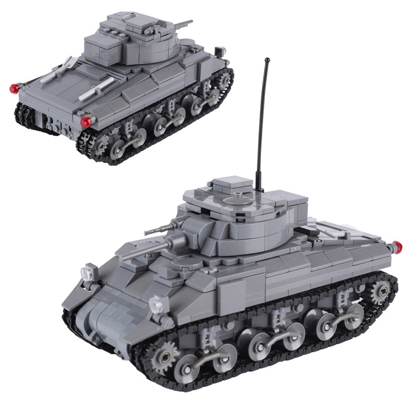 Char moyen M4 Sherman américain de la Seconde Guerre mondiale, modèle militaire personnalisé