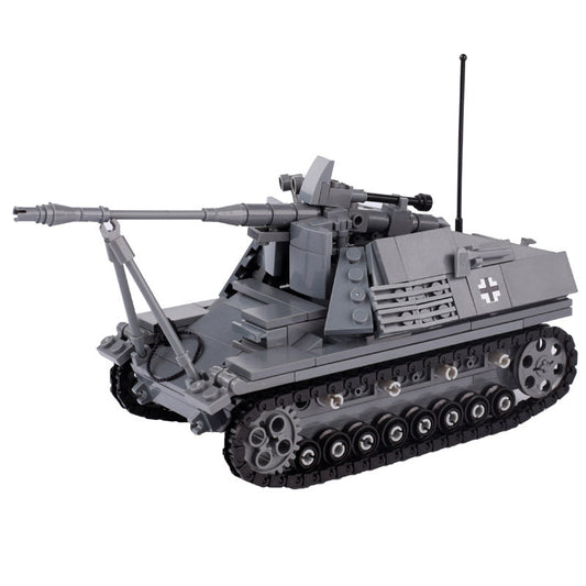 Chasseur de chars allemand Nashorn de la Seconde Guerre mondiale, modèle militaire personnalisé