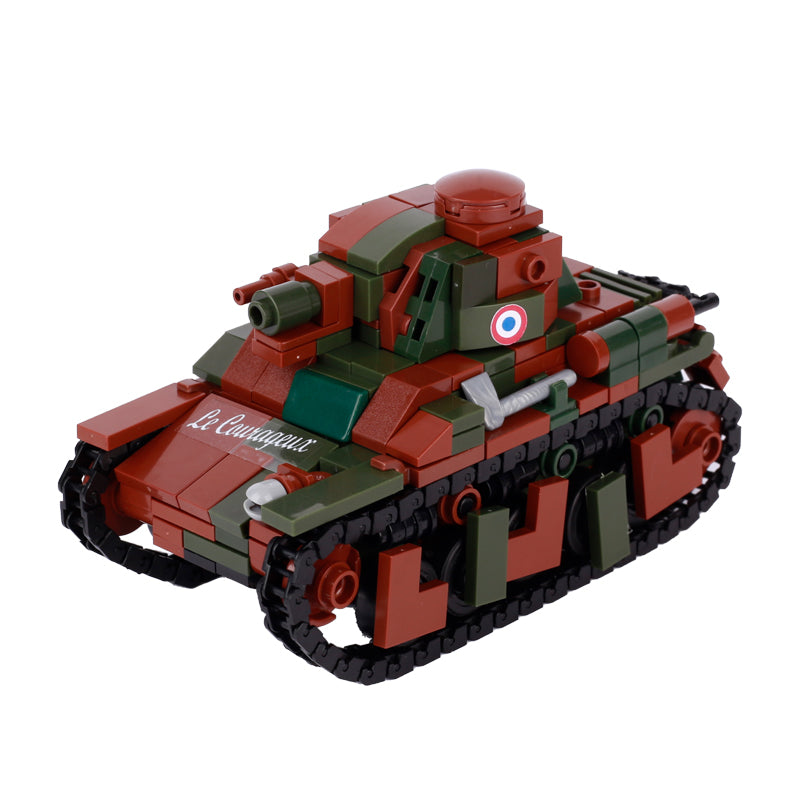 Char d'infanterie français Renault R35, modèle militaire personnalisé