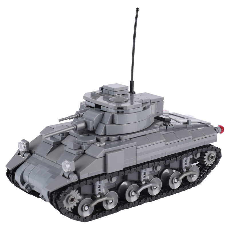 Char moyen M4 Sherman américain de la Seconde Guerre mondiale, modèle militaire personnalisé