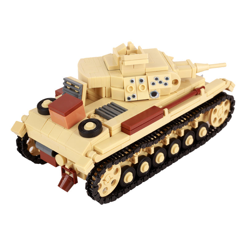 Char allemand Panzer III de la Seconde Guerre mondiale, modèle militaire personnalisé