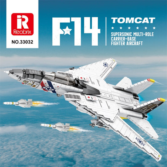 Coffret de construction d'avion de chasse F-14 Tomcat 