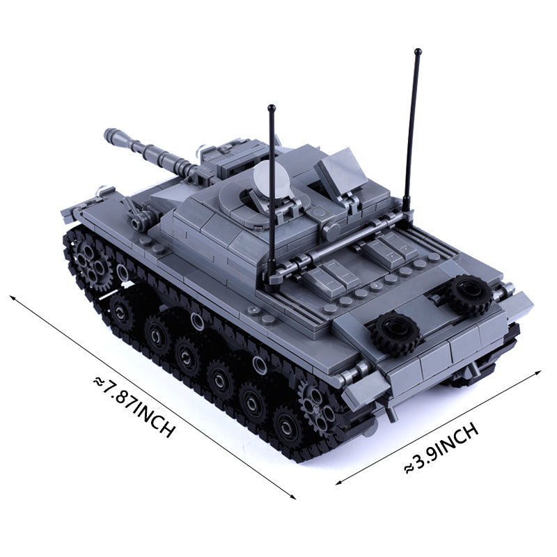 Canon d'assaut allemand StuG III de la Seconde Guerre mondiale, modèle militaire personnalisé