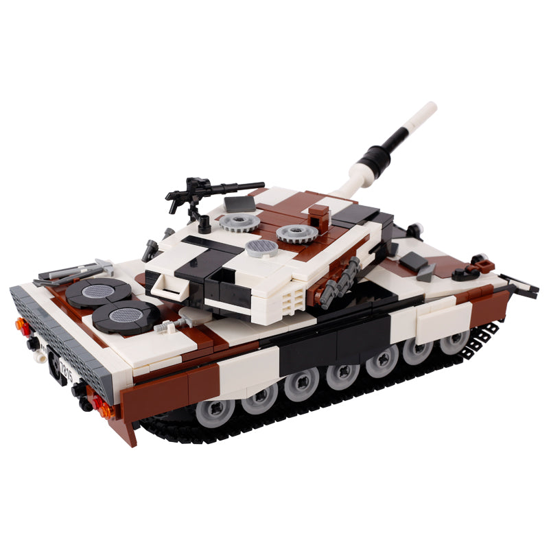 Winter German Leopard 2 A4 Main Battle Tank (MBT) Custom Military MOC