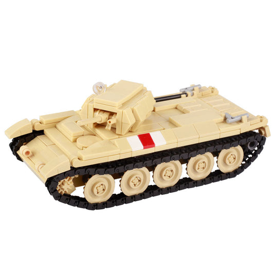 Char de combat britannique Crusader de la Seconde Guerre mondiale, modèle militaire personnalisé