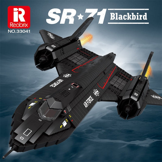 Ensemble de construction d'avion de reconnaissance SR-71 Blackbird 
