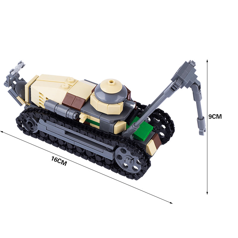 Char d'ingénierie léger Renault FT-17, modèle militaire personnalisé