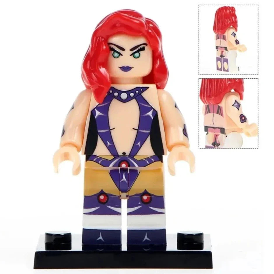 Starfire Blocks Starfire Custom DC Comics Superhero Minifigure.