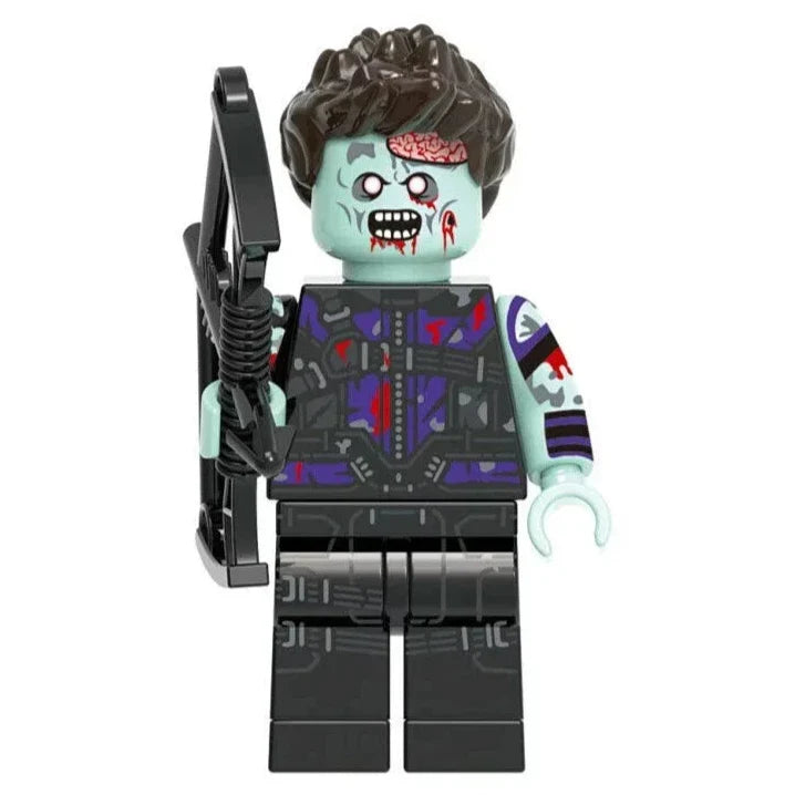 Zombie Hawkeye Custom Marvel Superhero Horror Minifigure