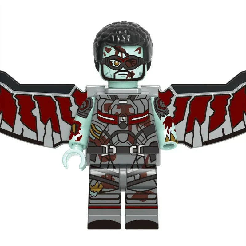 Zombie Falcon Custom Marvel Superhero Horror Minifigure