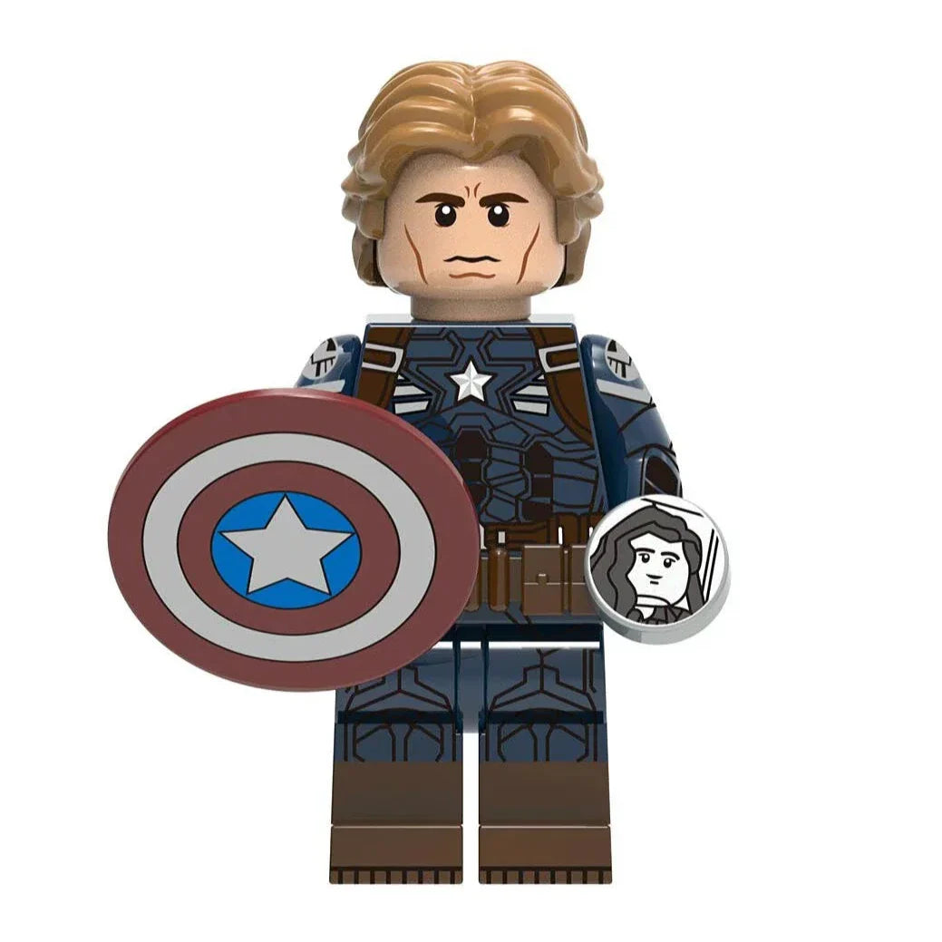 Captain America (Stealth Suit) Custom Marvel Superhero Minifigure