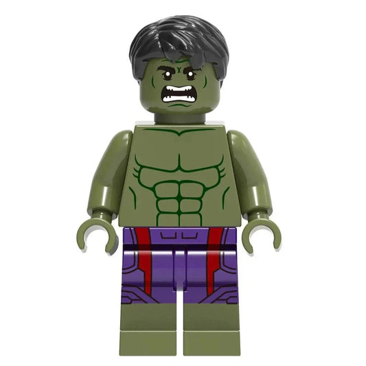 Hulk Custom Marvel Superhero Minifigure