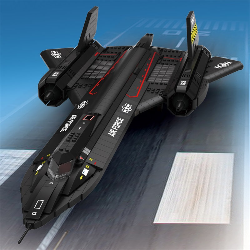 Ensemble de construction d'avion de reconnaissance SR-71 Blackbird 