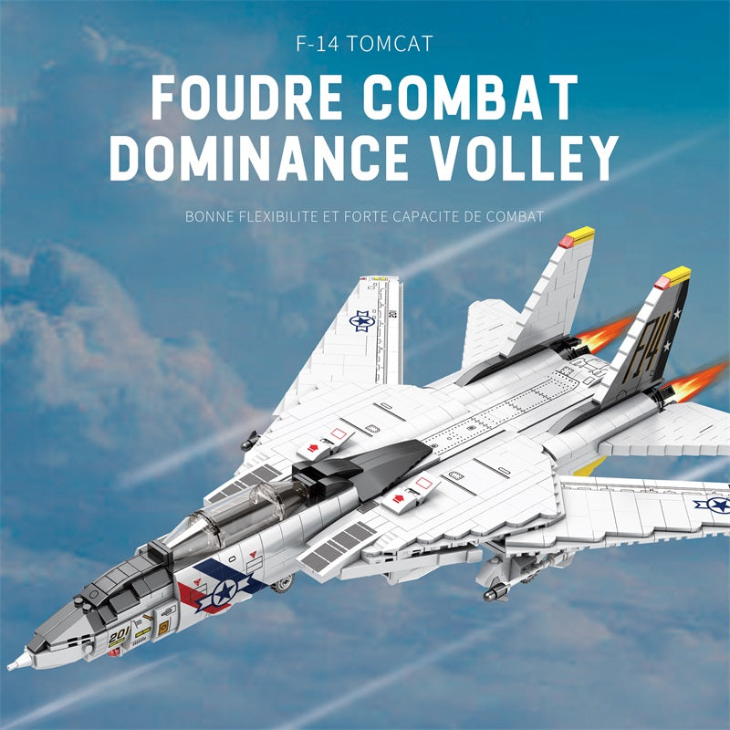 F-14 Tomcat Fighter Jet Building Set