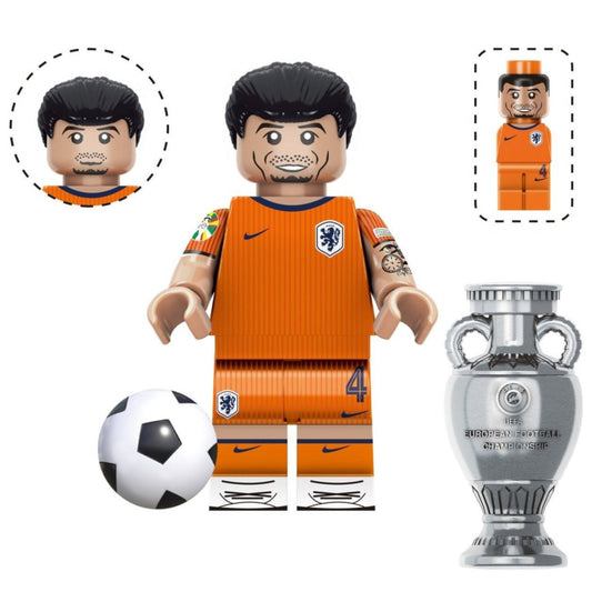 Virgil van Dijk (Netherlands) Custom Minifigure Football Player