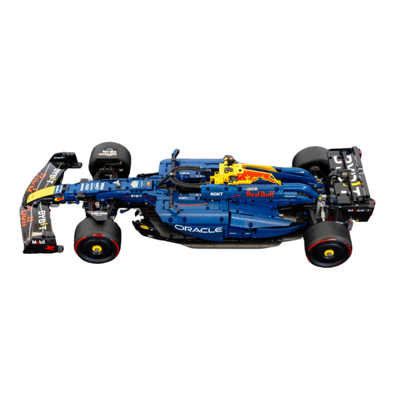 Oracle Red Bull Racing F1 Car Building Set – 42206 Technic-Compatible Formula RB20 Supercar Model with 1639 Pieces.