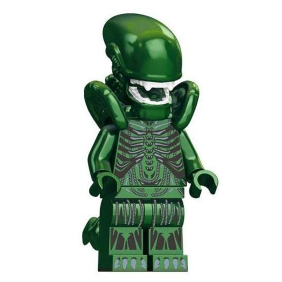 Aliens Green Xenomorph Custom Horror Minifigure