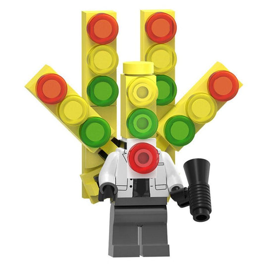 Titan Traffic Light Man Skibidi Toilet Custom Minifigure