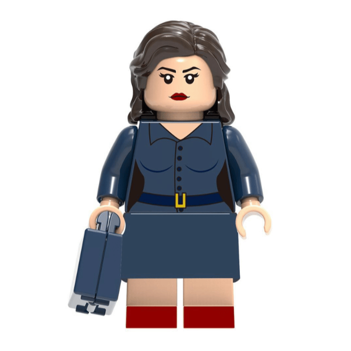 Peggy Carter Custom Marvel Superhero Minifigure