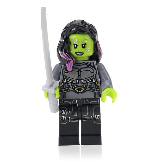 Gamora Custom Marvel Superhero Minifigure Guardians of the Galaxy