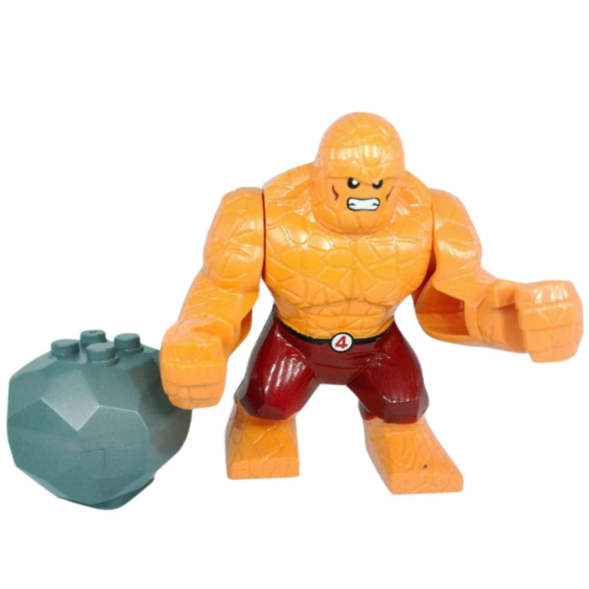 Thing Mini Marvels Thing (Red Shorts) Custom Marvel Superhero Large Minifigure