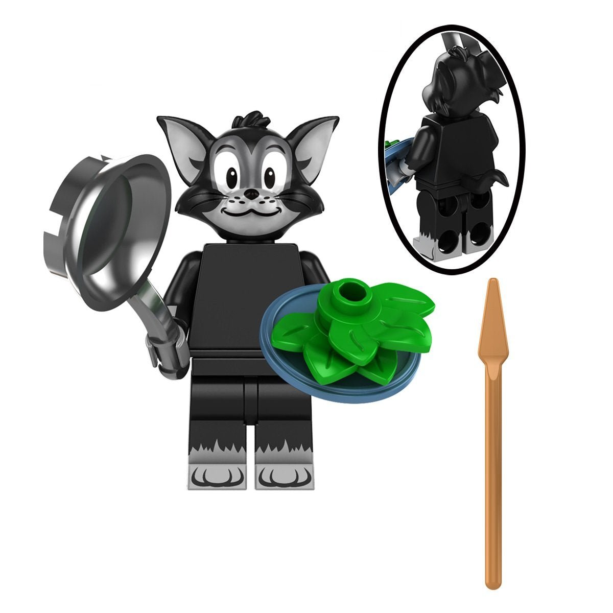 Butch Cat from Tom & Jerry Custom Minifigure