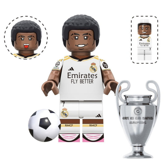 Vinicius Junior Custom Football Player Minifigure