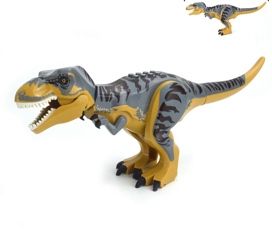 Grande figurine de dinosaure Tyrannosaurus Rex gris