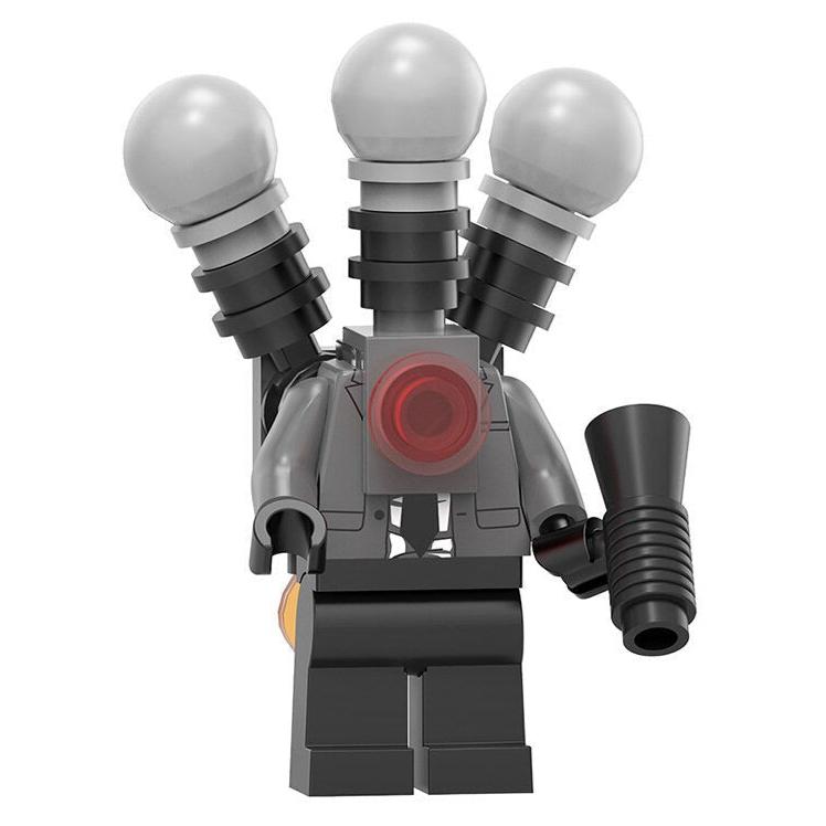 Microphone Man Skibidi Toilet Custom Minifigure