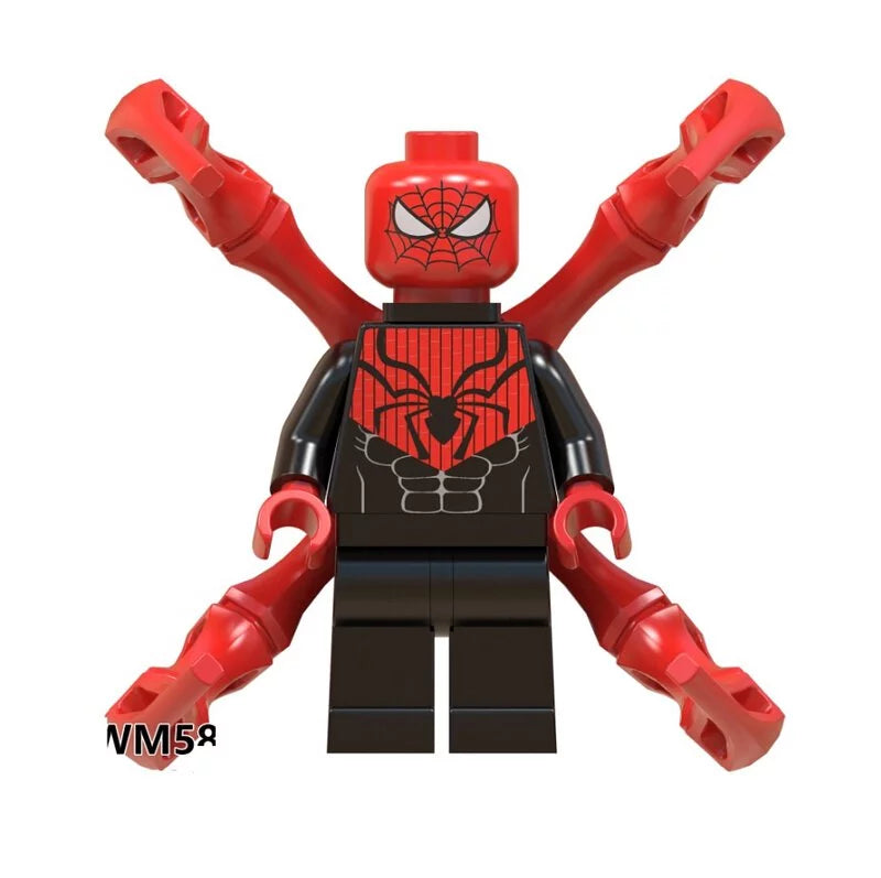 Spider-Man Black Iron-Spider Custom Marvel Superhelden Minifigur