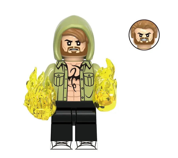 Iron Fist(Daredevil) Custom Marvel Superhero Minifigure