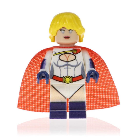 Power Girl Custom DC Comics Superhero Minifigure