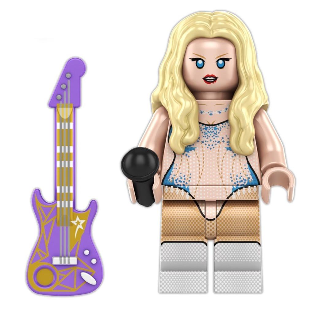 Taylor Swift Custom Musician Minifigure