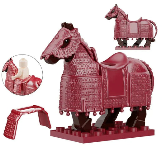 Medieval Tiefutu Warhorse Custom Minifigure