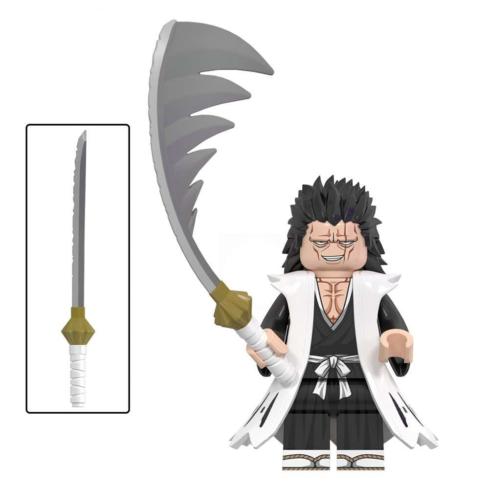 Zaraki Kenpachi from Bleach Anime Custom Minifigure