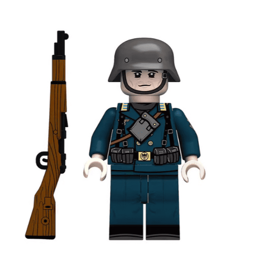 WW2 Military Artilleristen-Obermaat Custom Military Minifigure