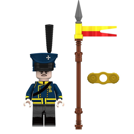 Prussian Silesian Uhlan Lancer Soldier Minifigure