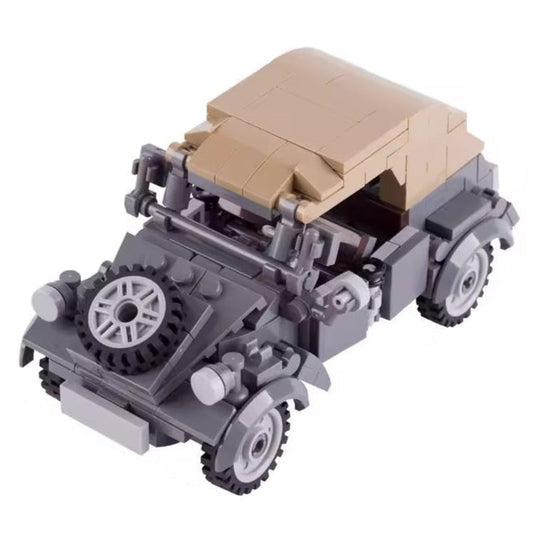 Véhicule utilitaire allemand Kubelwagen de la Seconde Guerre mondiale, modèle militaire personnalisé