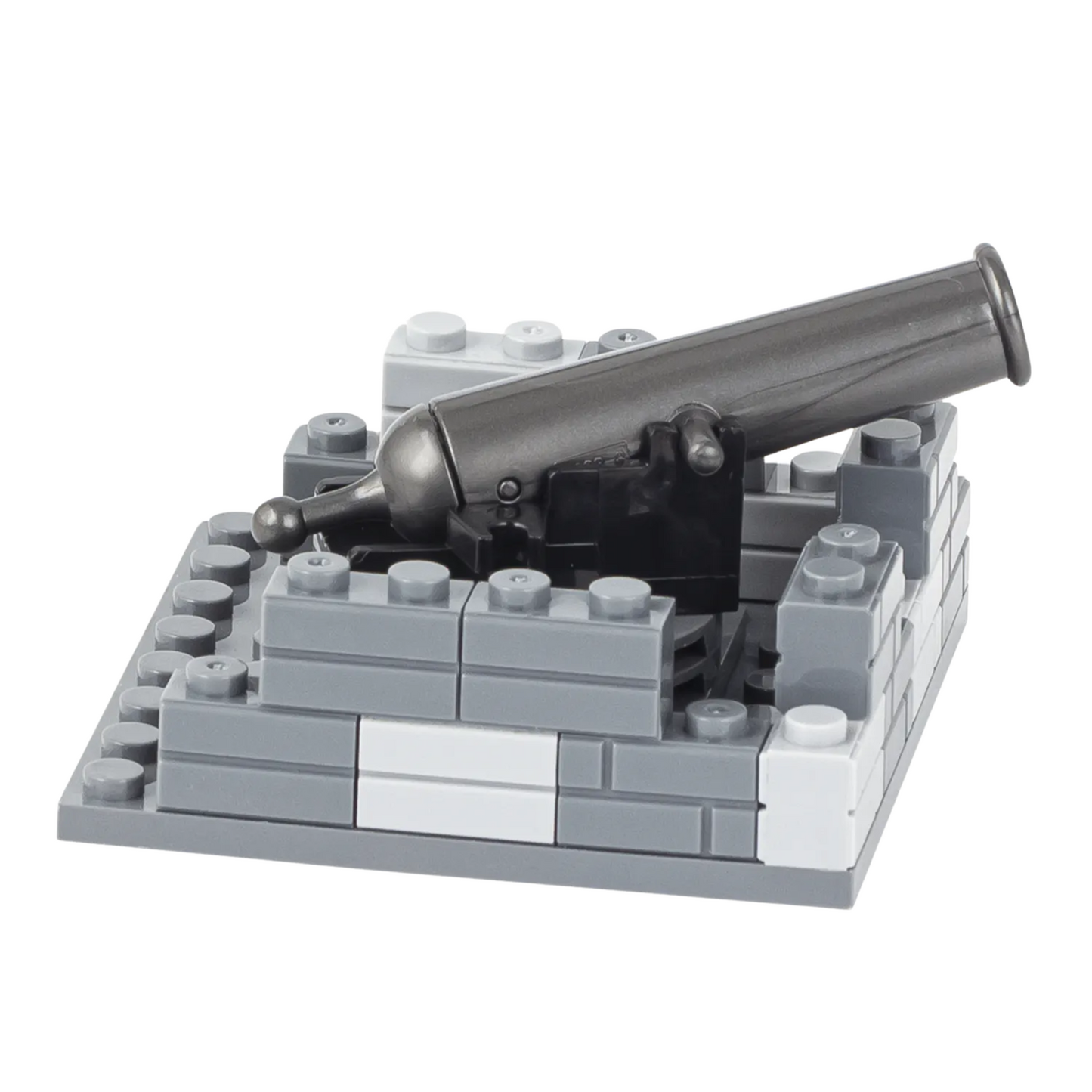 Ensemble de MOC militaire personnalisé pour base de canon fortifiée en pierre d'artillerie militaire