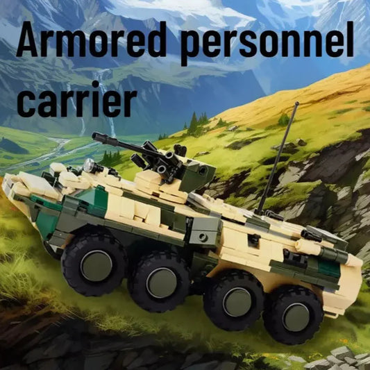 Véhicule blindé de transport de troupes russe BTR-82, modèle militaire personnalisé