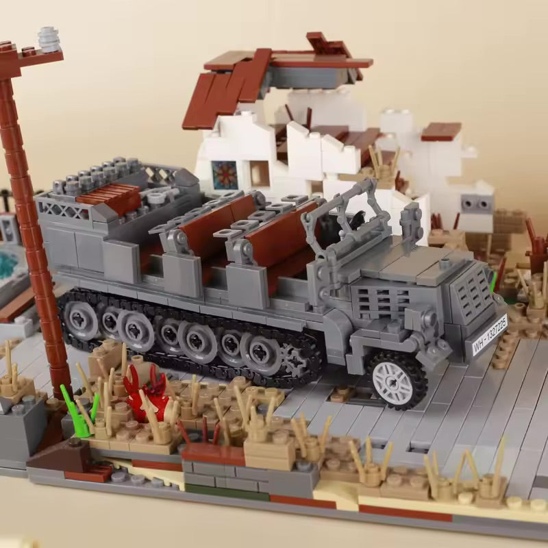 Véhicule de transport militaire personnalisé allemand Sd.Kfz. 7 de la Seconde Guerre mondiale