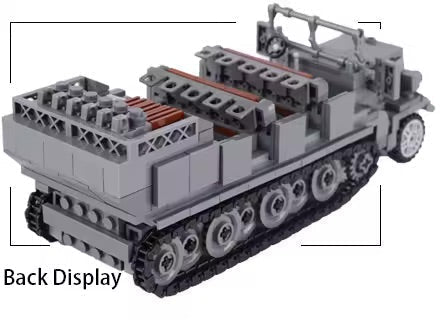 Véhicule de transport militaire personnalisé allemand Sd.Kfz. 7 de la Seconde Guerre mondiale