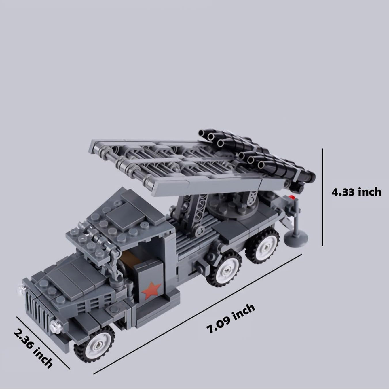 Système de fusée soviétique BM-13 Katyusha de la Seconde Guerre mondiale, MOC militaire personnalisé