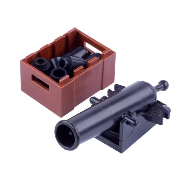 Military Artillery Cannon Custom Military MOC Set
